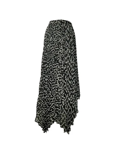 Isabel Marant Vintage Alena asymmetric pleated skirt Black RFCPUGBCL758500W