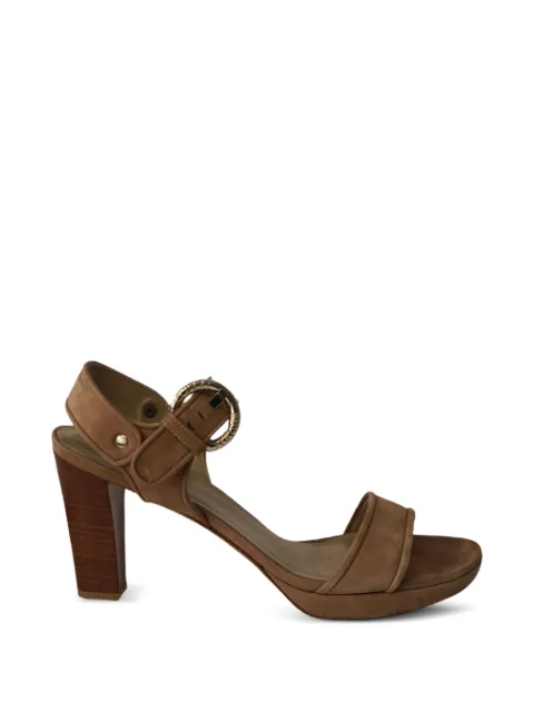 Stuart Weitzman strappy block sandals Neutrals TONPUGBSH159897W