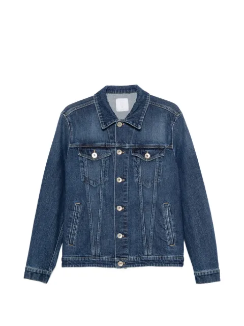 Eleventy button-fastening denim jacket Blue N75GBTM10TES0N17711