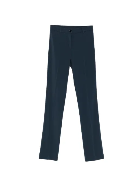 Patrizia Pepe button-fastening slim-fit trousers Blue 8P0620A6F5