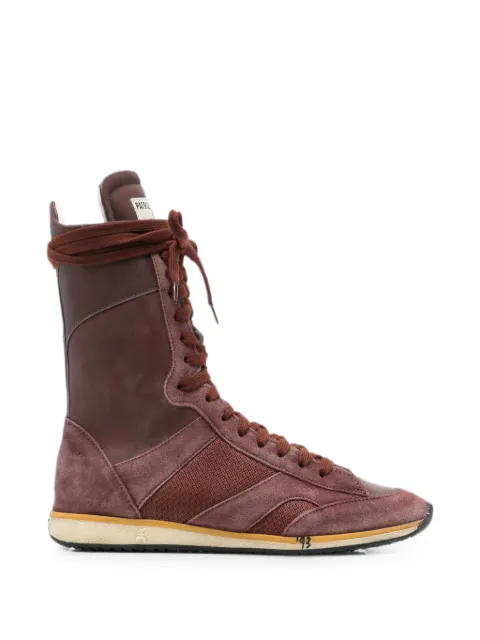 Patrizia Pepe Racing Skin '93 sneakers Brown 8Y0033V038FH03