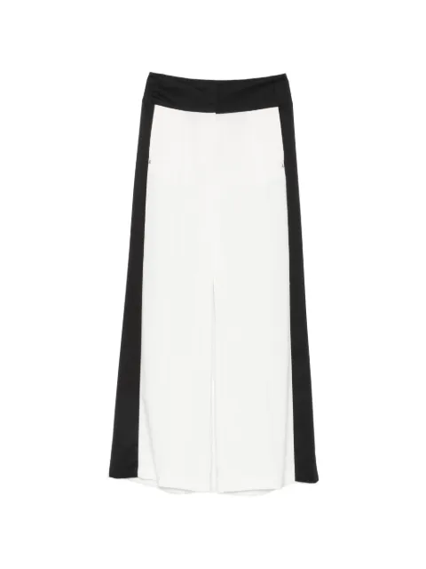 Patrizia Pepe color-block wide-leg trousers White 8P0244C7004J526