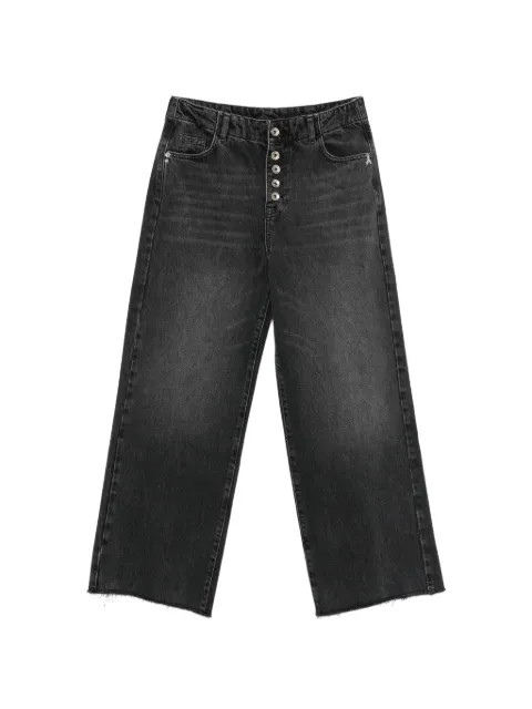 Patrizia Pepe washed raw-cut jeans Grey 8P0020D1WZNK505