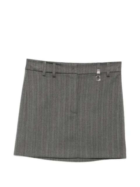Patrizia Pepe pinstriped mini skirt Grey 8G0200C0238J528