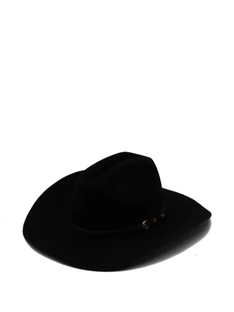Patrizia Pepe buckle-detail hat Black 8F0000A919