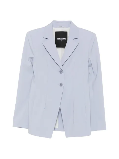Patrizia Pepe notched-lapel blazer Blue 8S0103A6F5