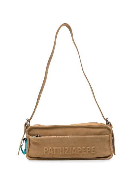Patrizia Pepe debossed-logo cross body bag Neutrals 2B0148L152