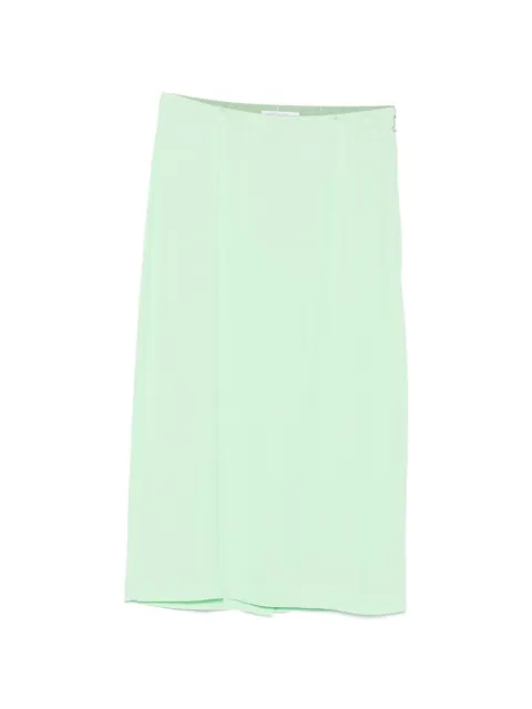 Patrizia Pepe zip-up midi skirt Green 8G0237A8I1