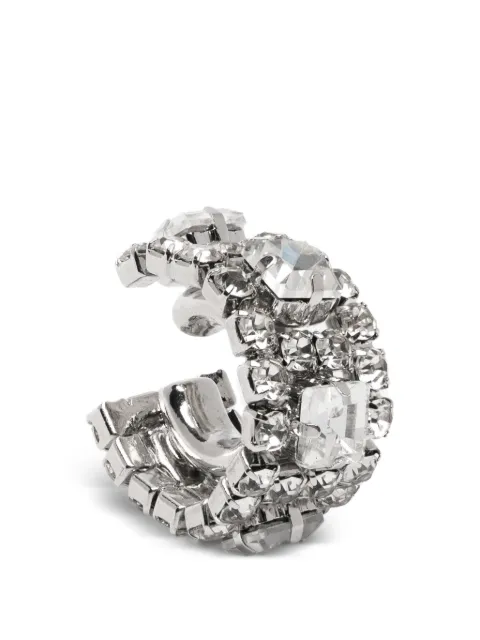Patrizia Pepe crystal-embellished ear cuff Silver 8J0152M032