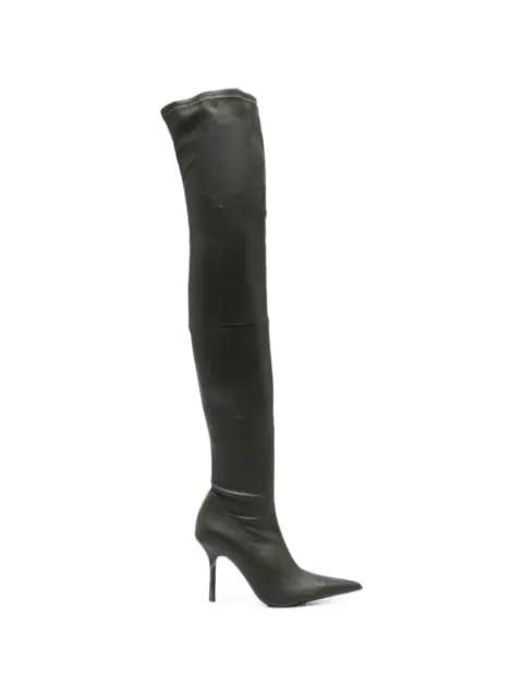 Patrizia Pepe stretch-nappa over-the-knee boots Black 8Y0066L121G639