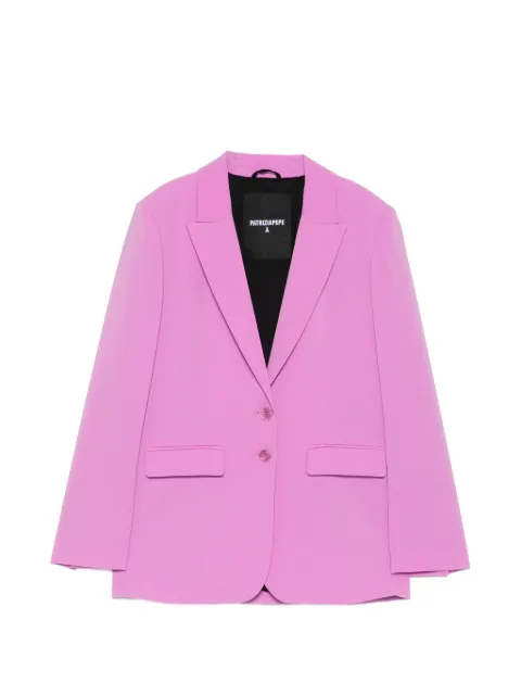 Patrizia Pepe buttoned single-breasted blazer Pink 8S0096A6F5M570