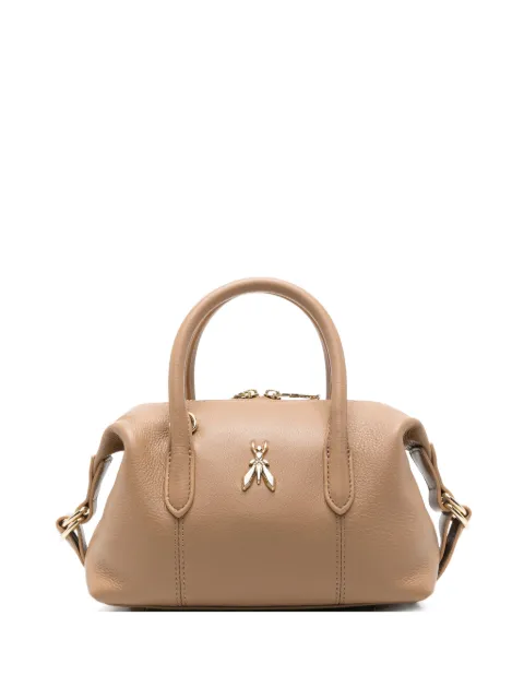 Patrizia Pepe mini leather tote bag Neutrals 8B0010L162