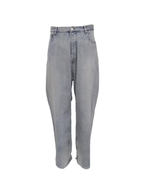 Balenciaga Pre-Owned 2020s distressed straight-leg jeans Blue BAPUUSCL757459M