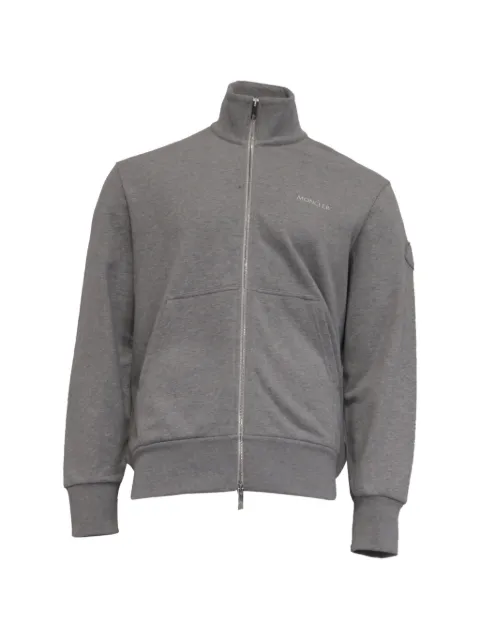 Moncler Vintage 2010s logo-print track jacket Grey RFCPUUSCL761105M