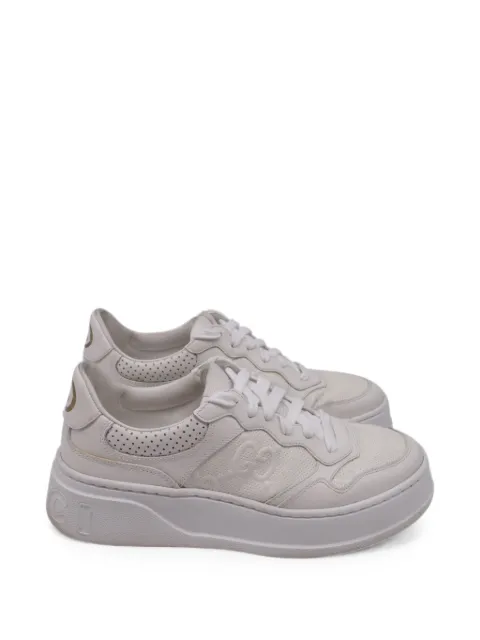 Gucci Pre-Owned GG embossed sneakers White RFCPUUSSH759646W