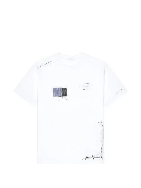 Givenchy T-shirt in cotton with Trompe l'Œil Atelier-print White BM71NK3YUH