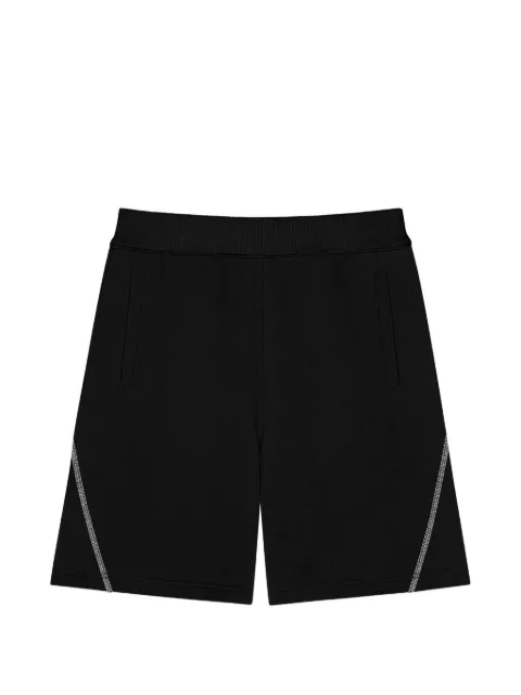 Givenchy Couture Seam bermuda shorts in fleece Black BM51SN3YTA