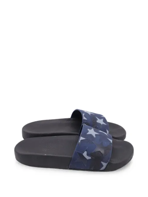 Valentino Garavani Pre-Owned Denim Stars slide sandals Blue RFCPUUSSH749402W