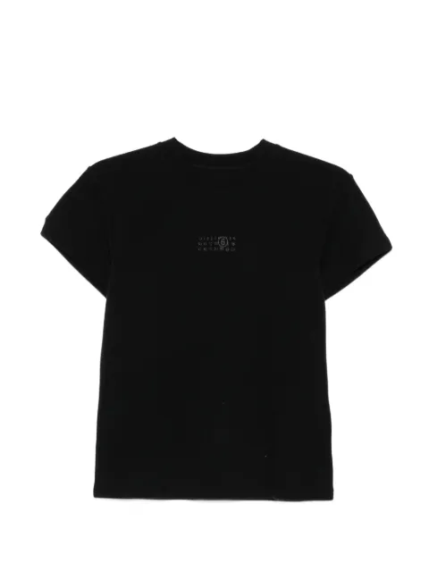 MM6 Maison Margiela logo-print crew-neck T-shirt Black S52GC0374M20122