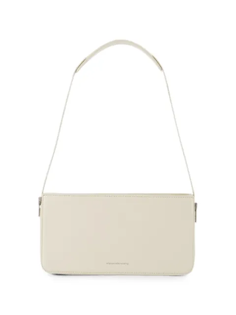 Alexander Wang Siren grained-leather shoulder bag Neutrals 20326P70L273A