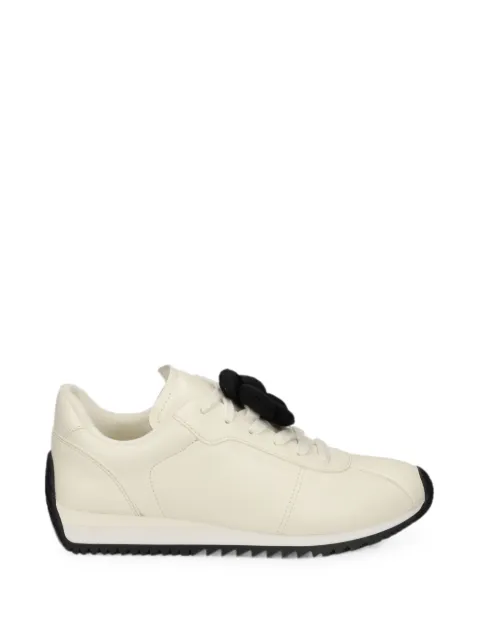 Michael Kors flower-embellishment sneakers Neutrals 43T6RHFS1L
