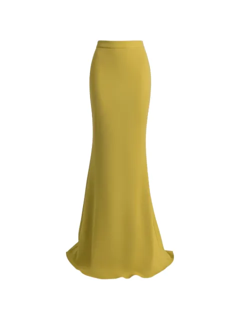 Gemy Maalouf high-waisted floor-length skirt Yellow LPW247141LS