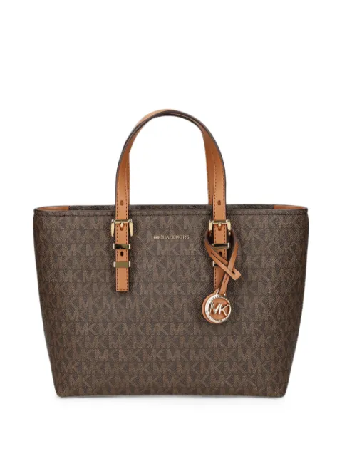 Michael Michael Kors small Quinn monogram-pattern tote bag Brown 32S6GQNC0L
