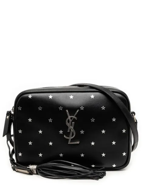 Saint Laurent Pre-Owned 2019 Calfskin Monogram Star Lou Tassel Camera Bag crossbody bag Black HDGYDHRMZ8MIJR4P