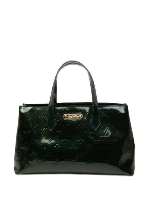 Louis Vuitton Pre-Owned 2009 Monogram Vernis Wilshire PM handbag Green ALBGAQ7C01CA6RDT