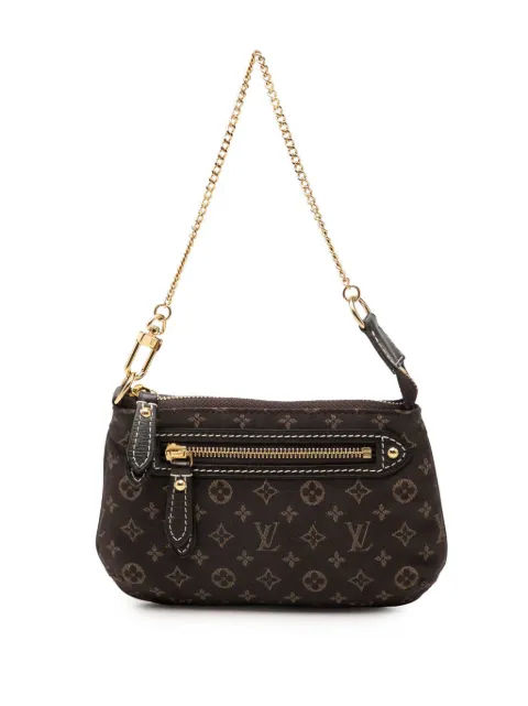 Louis Vuitton Pre-Owned 2010 Monogram Mini Lin Mini Pochette Accessoires handbag Brown 08QM4DMP8MPJME8X