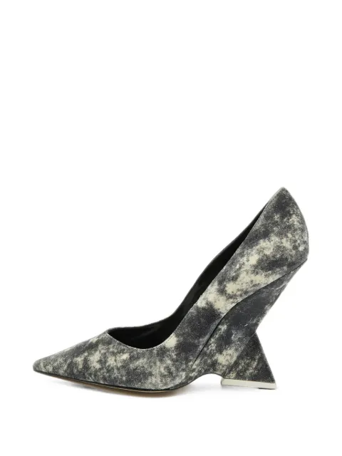 The Attico Cheope pointed-toe pumps Black 1381023