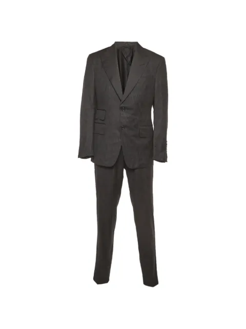 Tom Ford Vintage Shelton pinstripe suit Black 1366282