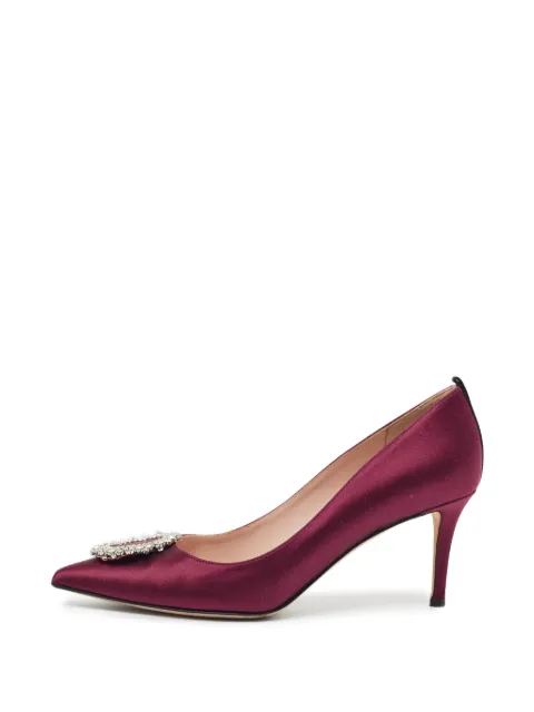 SJP by Sarah Jessica Parker crystal-embellished pointed-toe pumps Purple 1377315