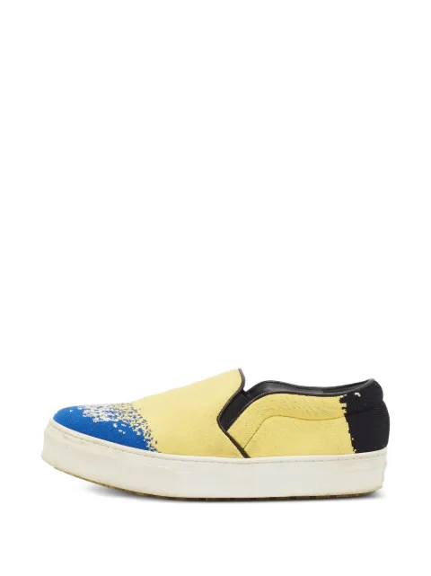 Celine Pre-Owned slip-on sneakers Yellow 1380351