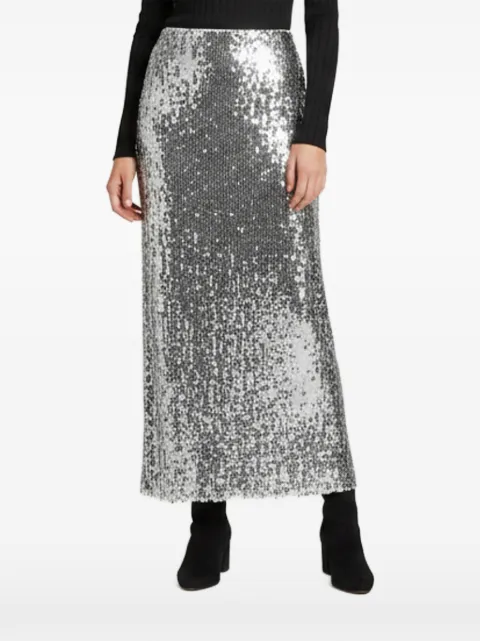 Ronny Kobo sequin-embelished maxi skirt Grey 1379420
