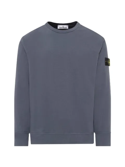 Stone Island 6100057 heavy organic-coton jersey sweatshirt Grey L2S156100057S0B50