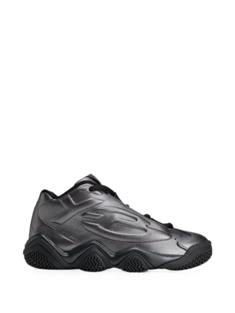 Y-3 Megaball sculptural leather sneakers Silver KI7795