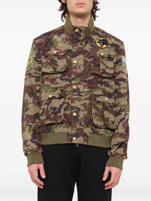History Repeats camouflage-print patch-detail jacket Green GU70A779