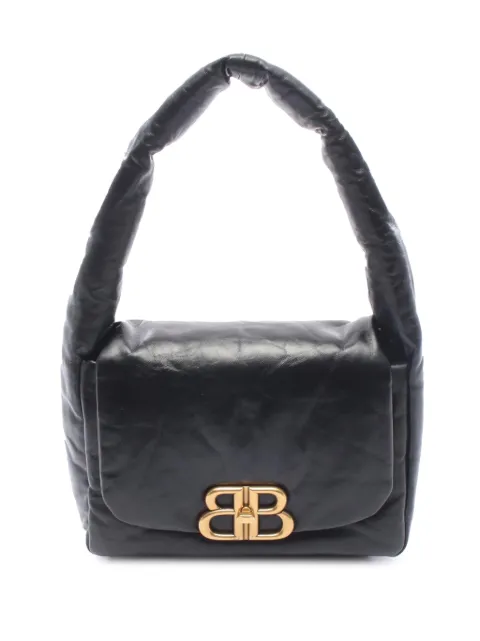 Balenciaga Pre-Owned 2023 Small Calfskin Monaco Sling shoulder bag Black FFEC93930UDKVZCK