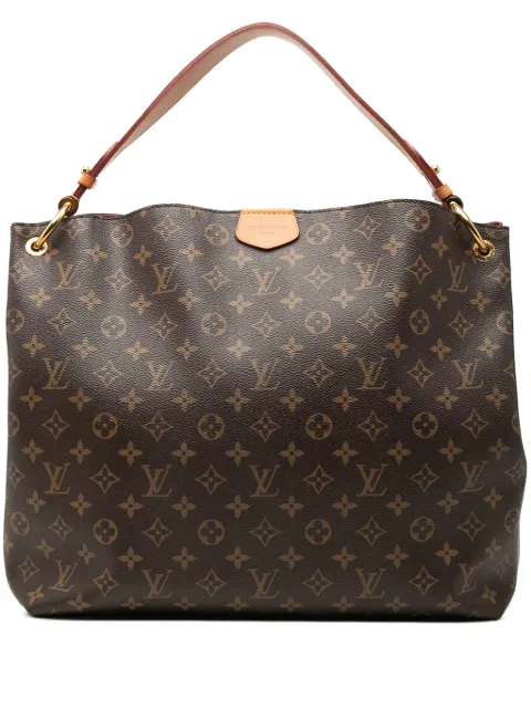 Louis Vuitton Pre-Owned 2017 Monogram Graceful MM shoulder bag Brown 6Q8WKGQ8JGGF9QUQ