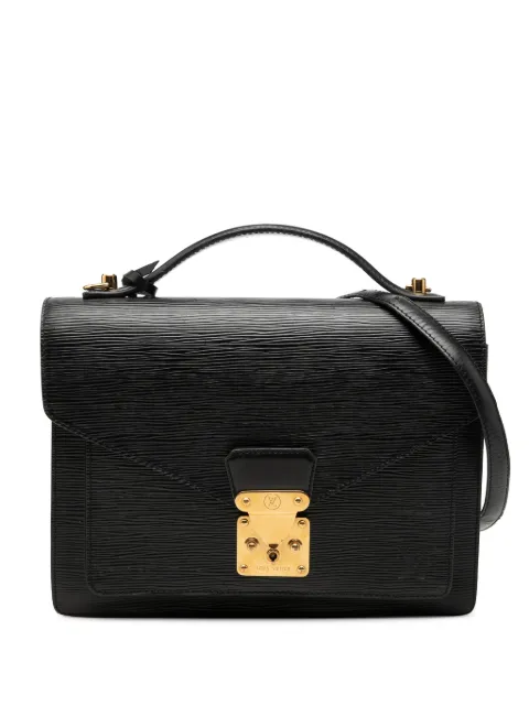 Louis Vuitton Pre-Owned 1990 Epi Monceau satchel Black 40826UJV53CVUD1B