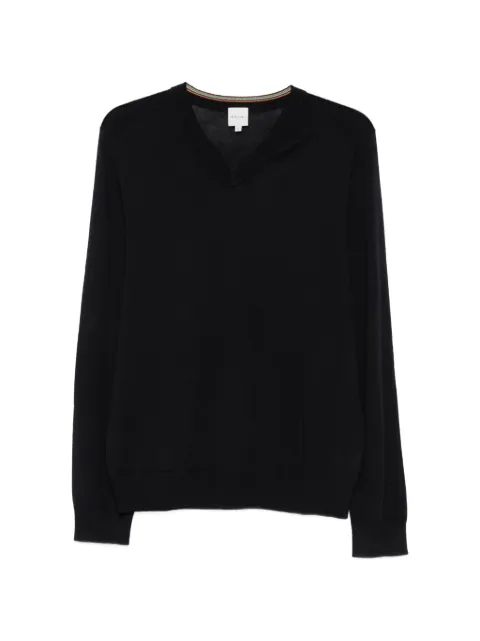 Paul Smith V-neck long-sleeve sweater Blue M1R974ZW03154