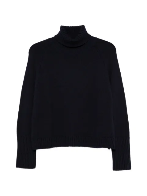base roll-neck ribbed-trim sweater Blue B85721700852