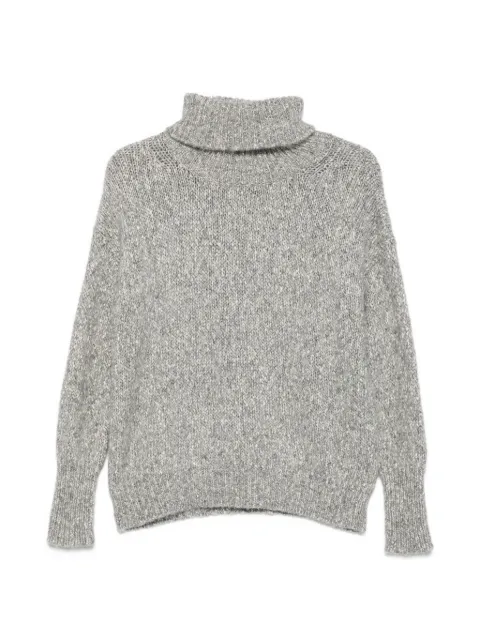 base roll-neck knitted sweater Grey B8467065621