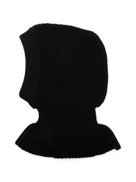 LEMAIRE ribbed-knit balaclava Black TA0029DLK1069999