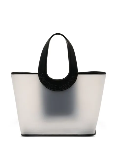 SAMSOE SAMSOE Saberta Beach logo-embossed tote bag White F26200032