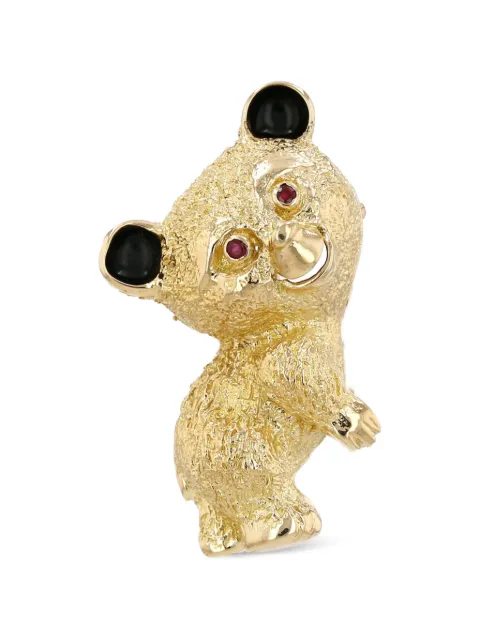Cartier 1960s ruby and enamel bear brooch Gold 430773