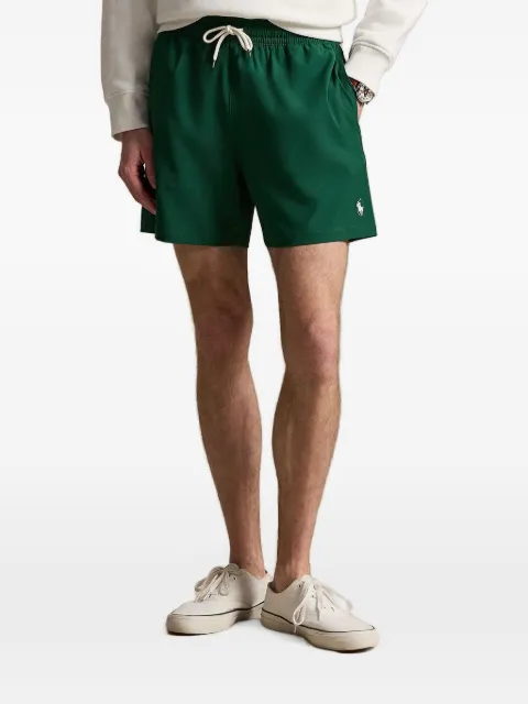 Polo Ralph Lauren logo-embroidered drawstring swim shorts Green 710957782515