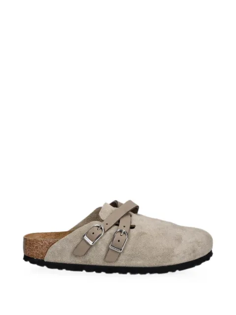 Birkenstock buckle-fastening crossover-strap sandals Neutrals 1032905