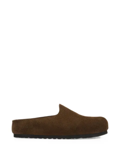 Birkenstock suede slip-on slippers Brown 1032515